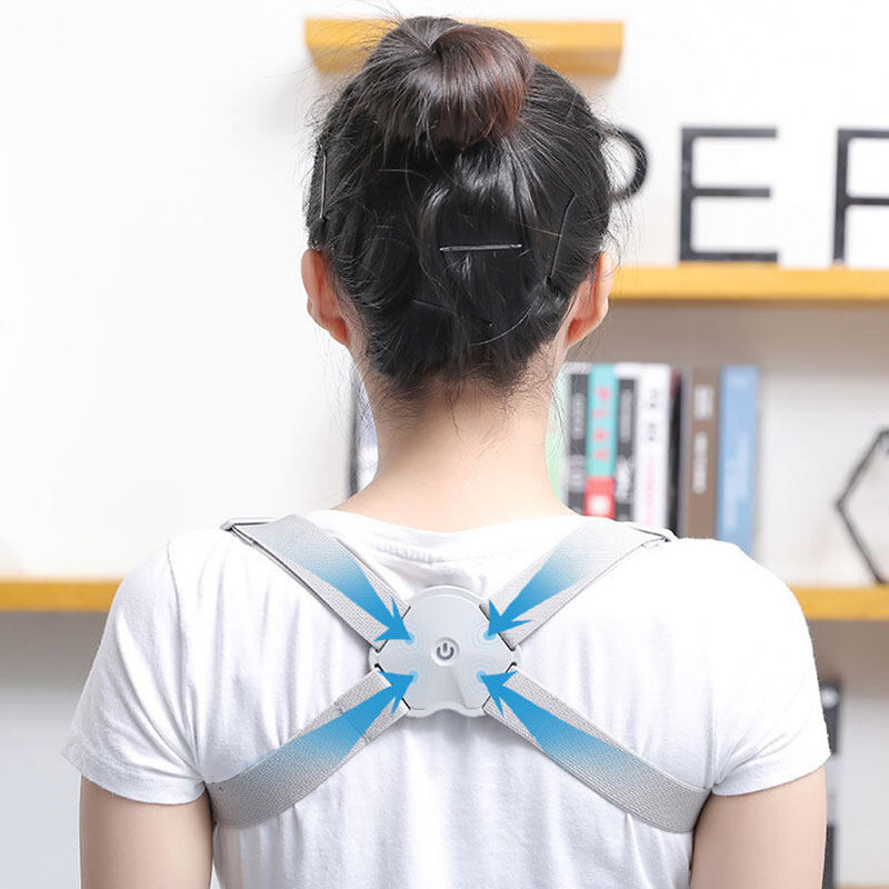 FED【COD】Posture correction intelligent correction with auxiliary orthosis, sitting posture correction, back posture uniformity code, children's LCD voice