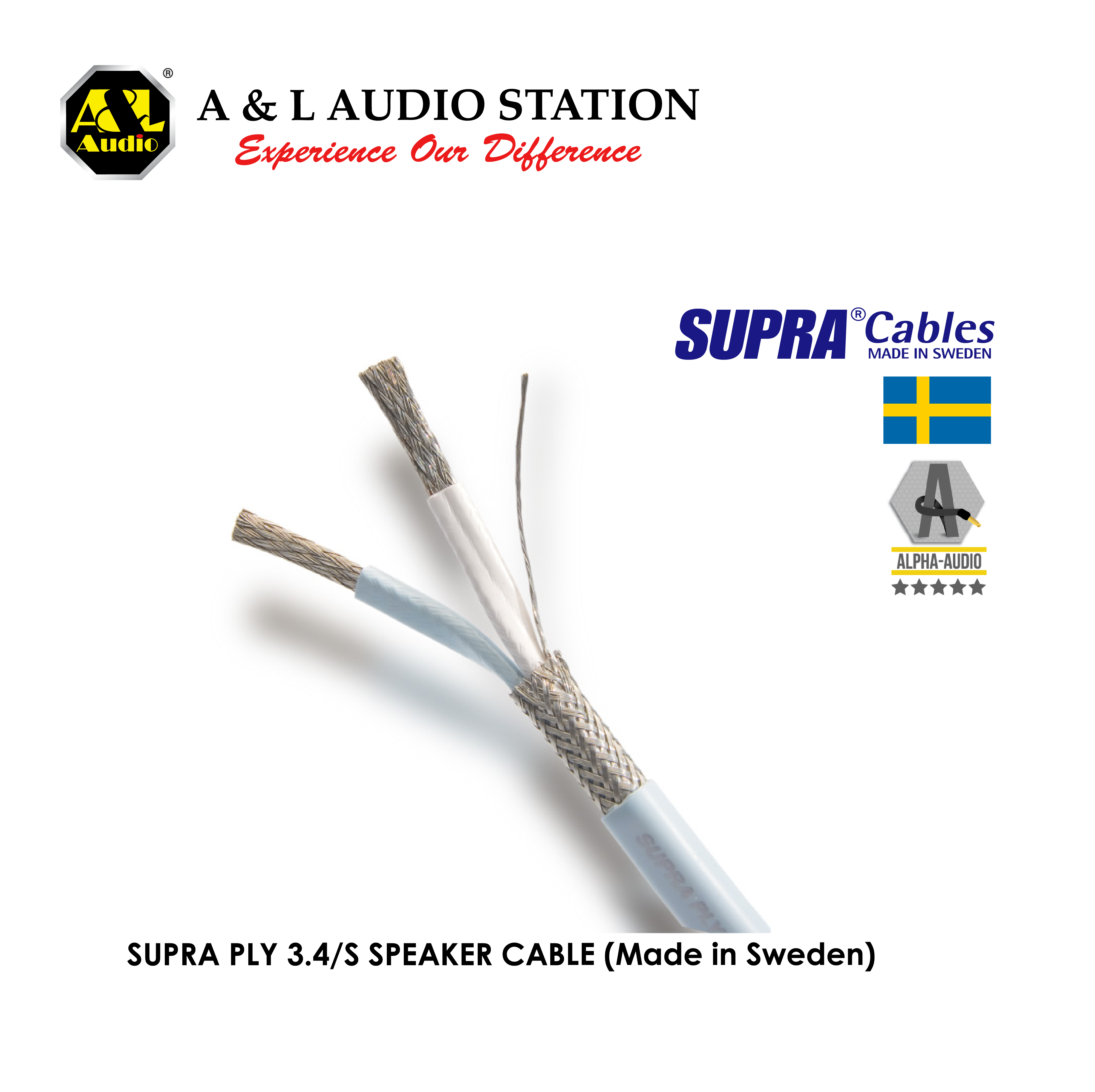 SUPRA PLY 3.4/S SPEAKER CABLE Lazada