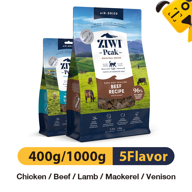 ZIWI Peak Air Dried Cat Food – All Natural, High Protein, Grain Free & Limited Ingredient with Superfoods