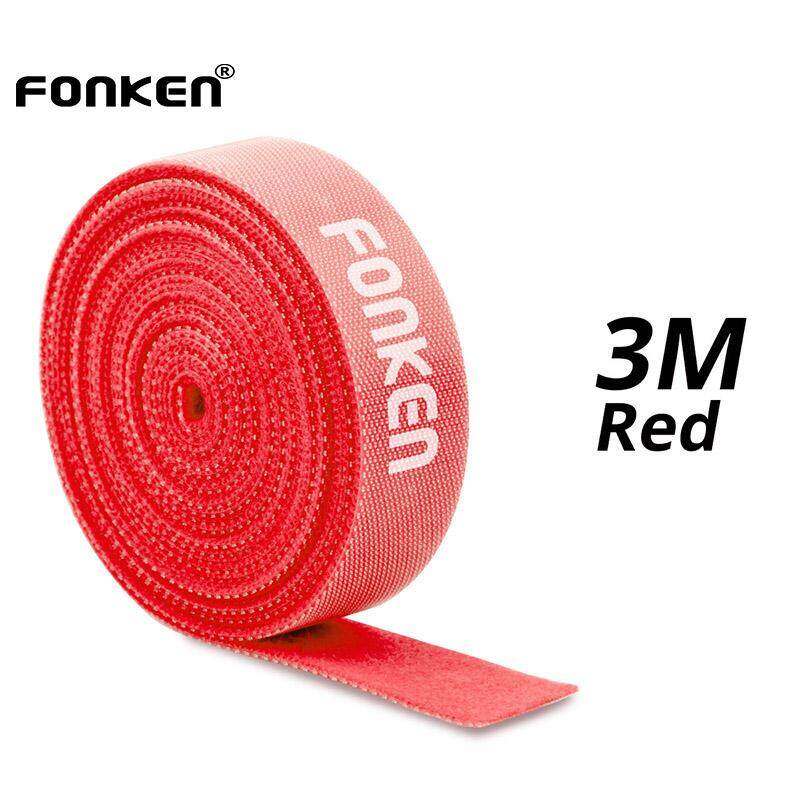 FONKEN USB Cable Organizer Wire Winder Mouse Ties Protector Earphone Holder AUX HDMI Cord Free Clip Management Phone Cables 0.5M 1M 3M 5M