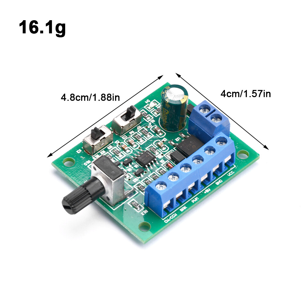 pcbfun DC8-24V PWM brushless DC motor speed regulator driver motor speed control board forward and reverse controller 18KHZ