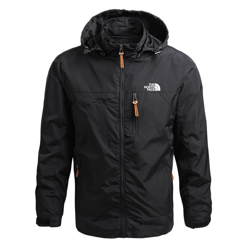 🔥Ready Stock🔥The North Face Outdoor Jacket Men Sharkskin Hooded Jacket Windproof Waterproof Military Jacket Plus Size M-5XL