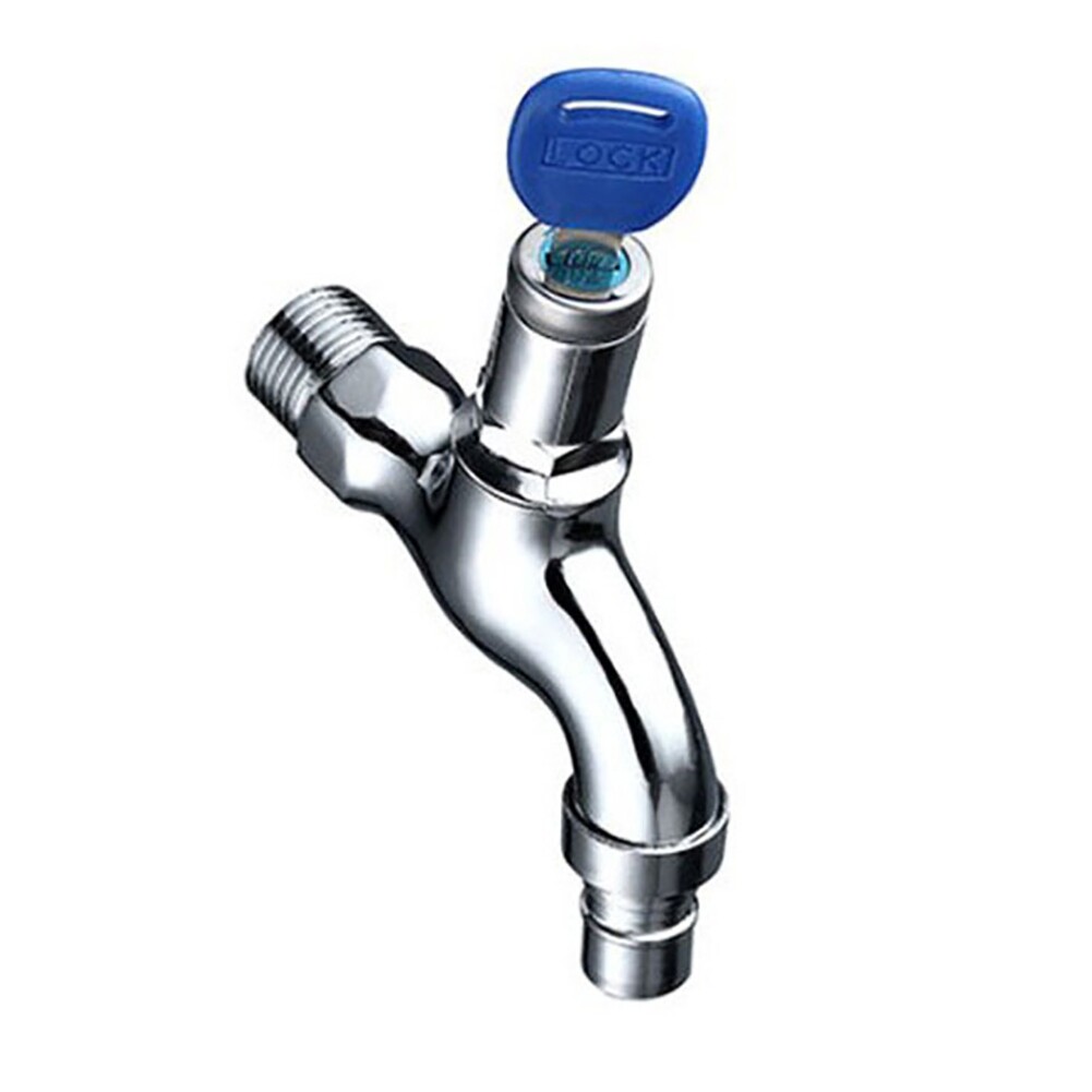 Lockable Outdoor Garden Public Place 1/2inch Faucet Metal Water Tap with Keys