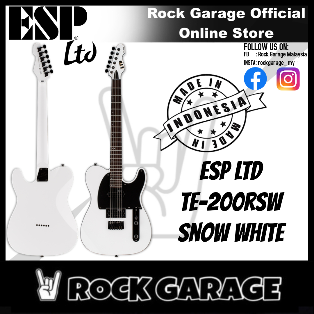 200 Electric Guitar - Esp Ltd Te 200 Electric Guitar Snow White Te200 Te200rsw Lazada
