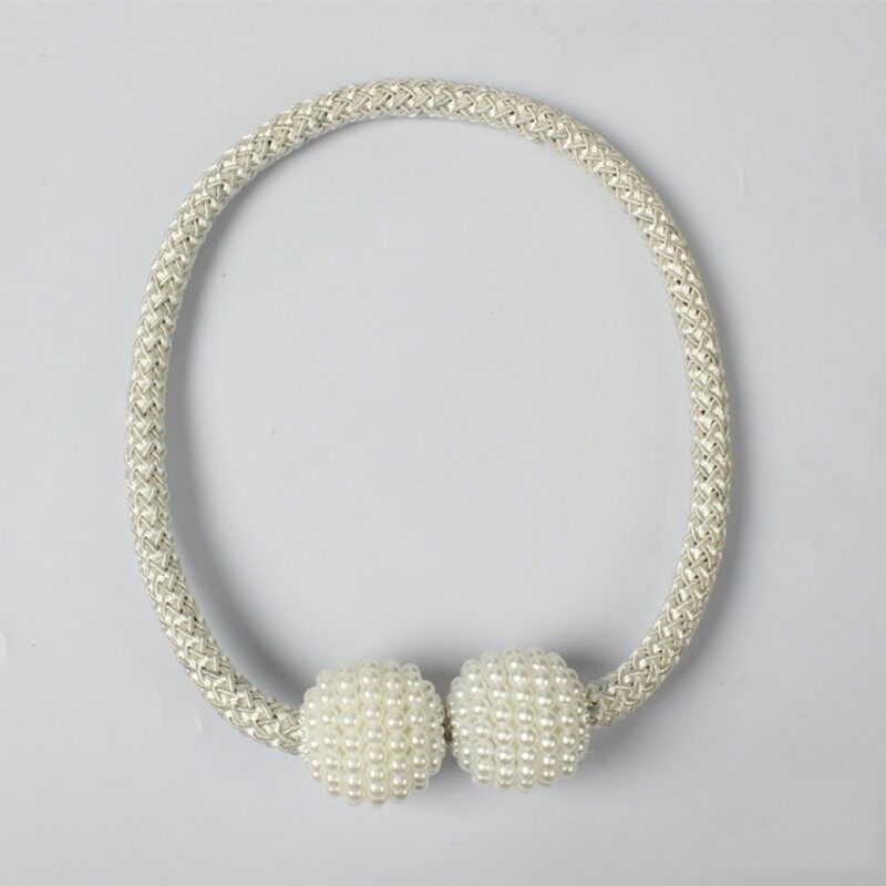 Pearl Curtain Buckle Clip Hanging Curtain Strap Ball Buckle Curtain Accessories Home Decor