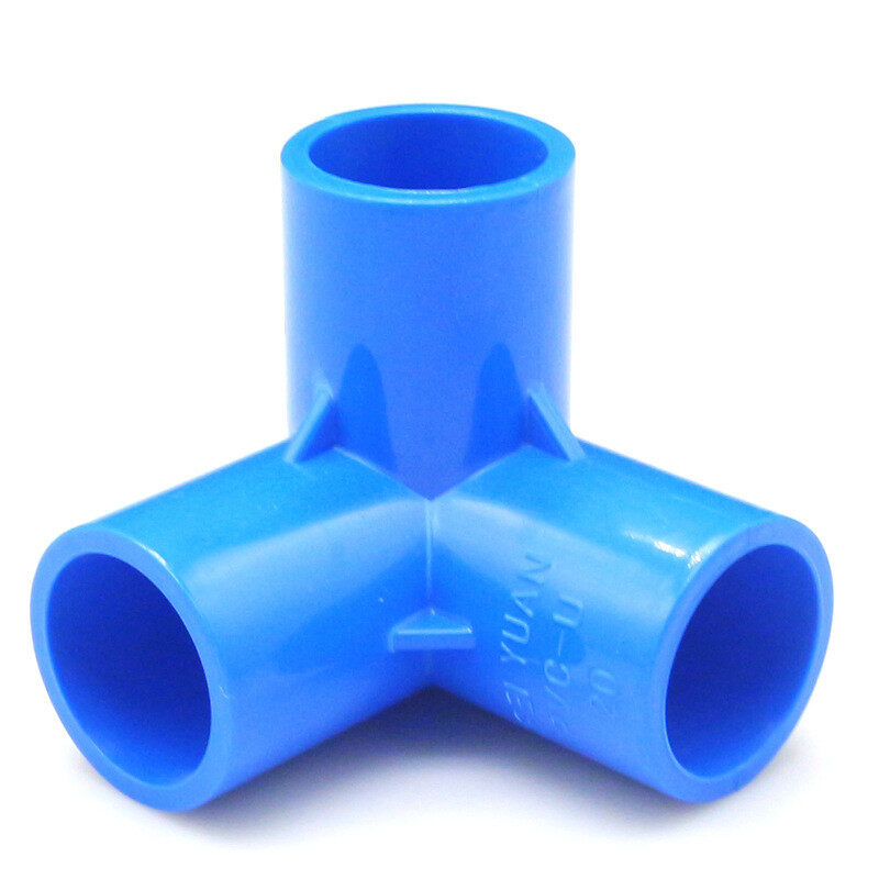 PVC Corner Right Angle Joint Water Pipe Fittings Multi-interface 3 4 5
