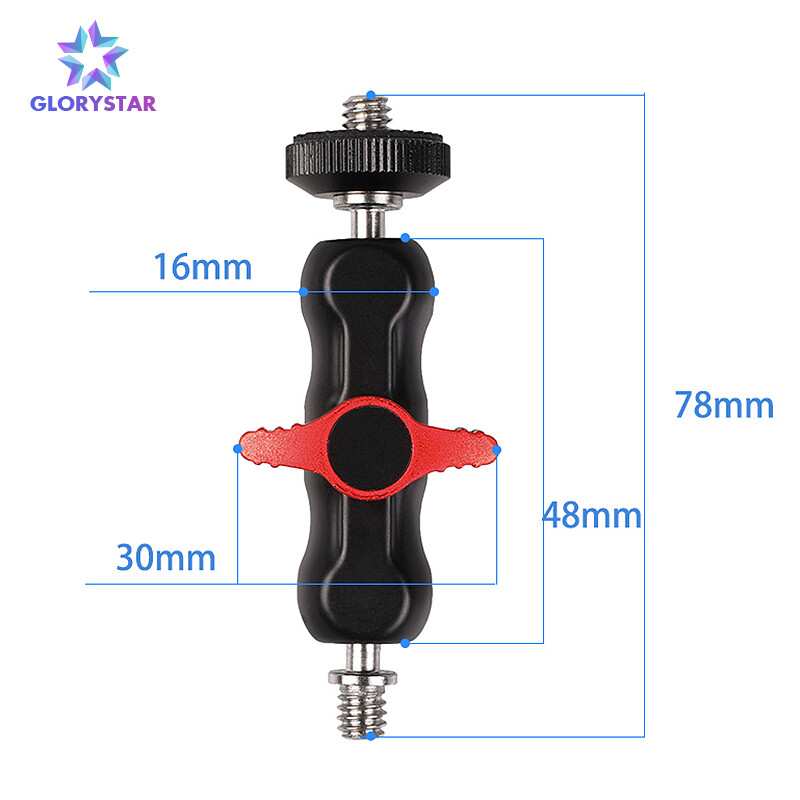 Đầu Kẹp Bóng Đa Năng GloryStar Kẹp Bóng Ic Arm Super Với 1 Ren 4inch-20 Cho Máy Ảnh Màn Hình Giàn Khoan