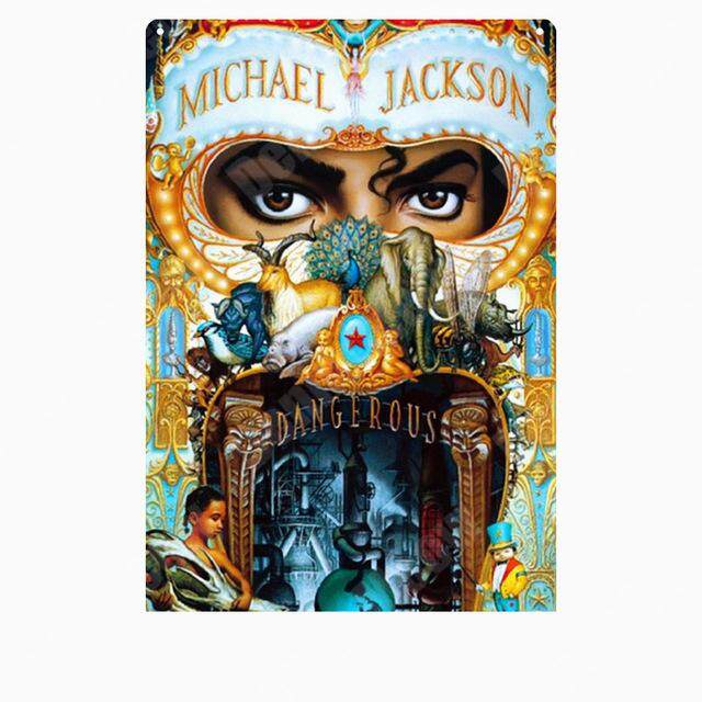 Metal Tin Sign Michael jackson Decor Bar Pub Home Vintage Retro Poster Cafe ART