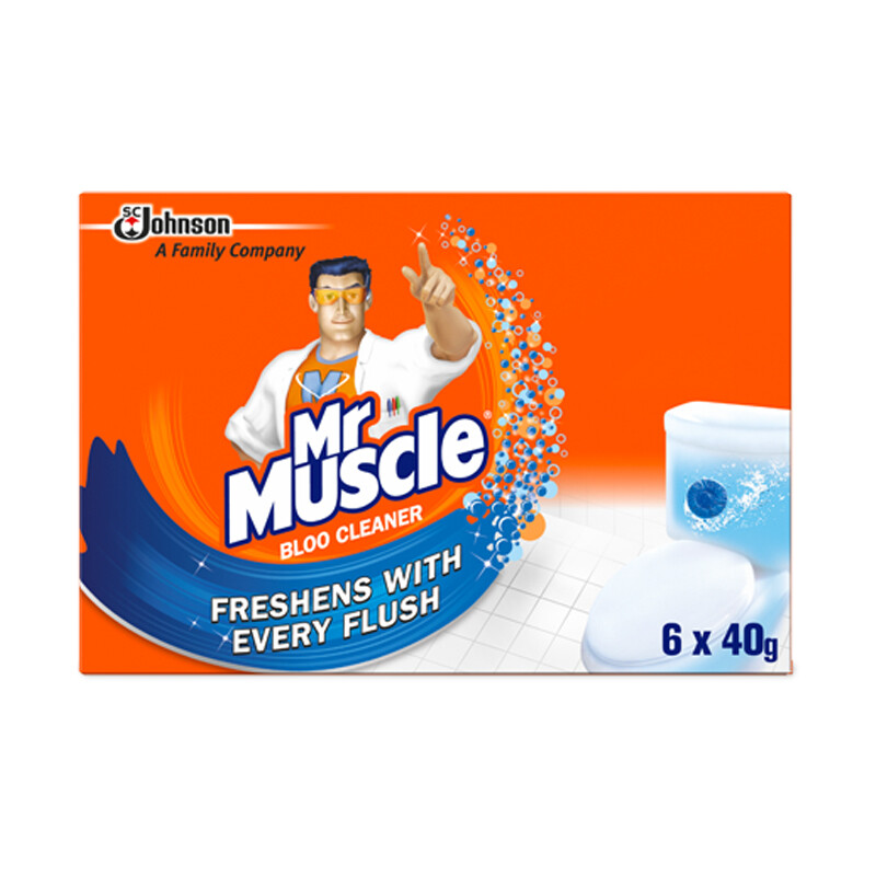 Mr Muscle Bowl Bloo Cleaner Freshens With Every Flush Toilet Bowl