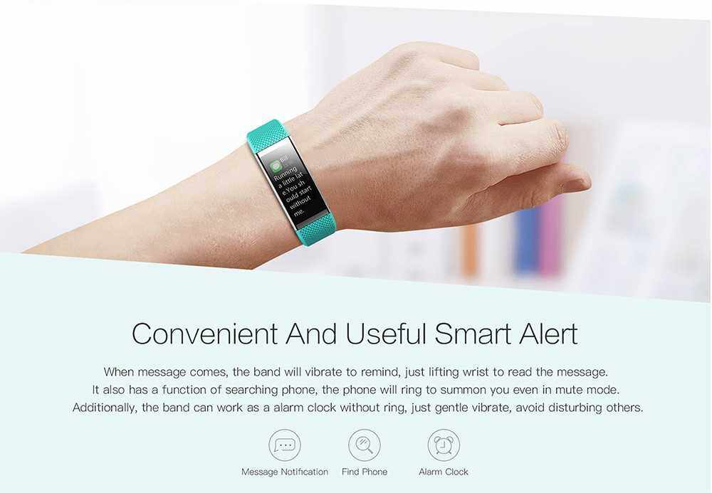 smart bracelet just run just with me