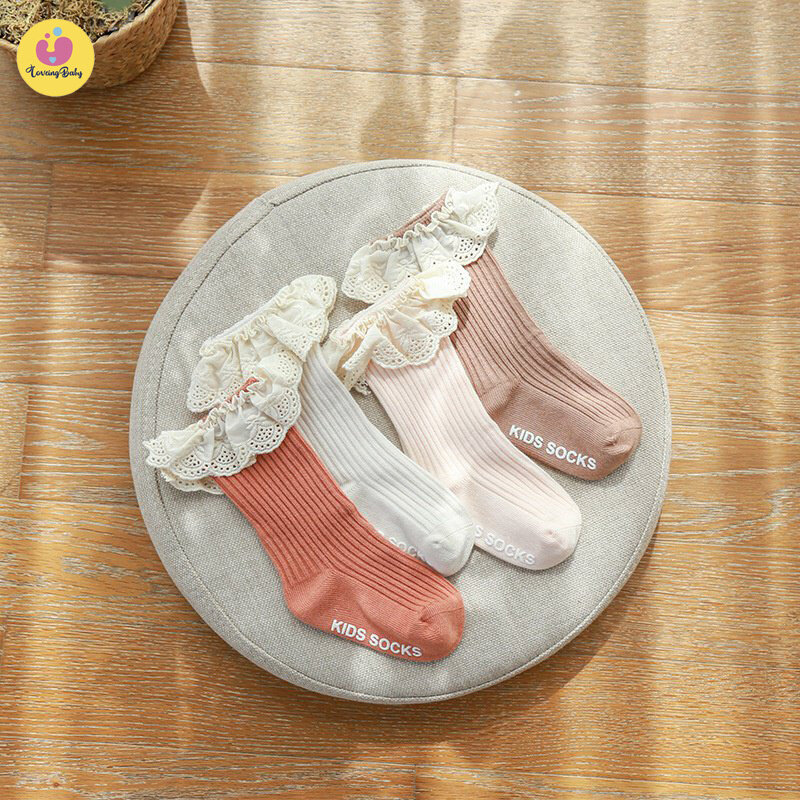 ivory lace socks for toddlers