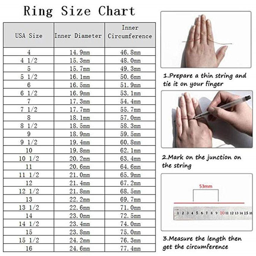 6mm Rectangle Glossy Three-dimensional Titanium Steel Ring Trendy and Simple Ring Size 6-9