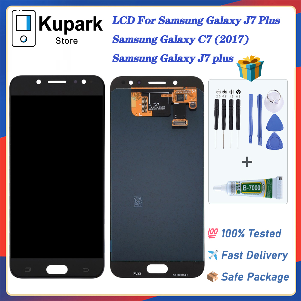 C8 J7+J7 Plus C7100 C7108 LCD Display 