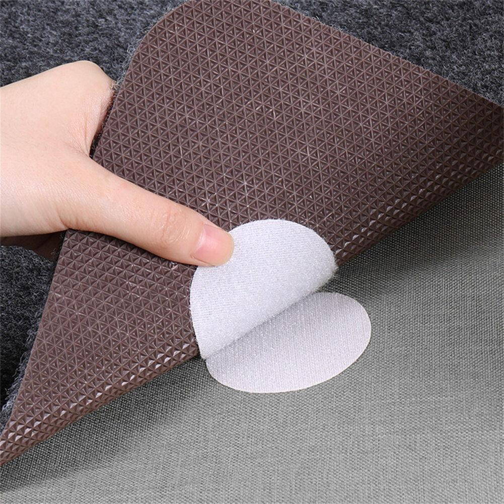 TTMU 5pcs Strong Self Adhesive Fastener Dots Stickers Antiskid Sticker Hooks Adhesive Hook Loop Tape for Bed Sheet Sofa Carpet Fastener Adhesive