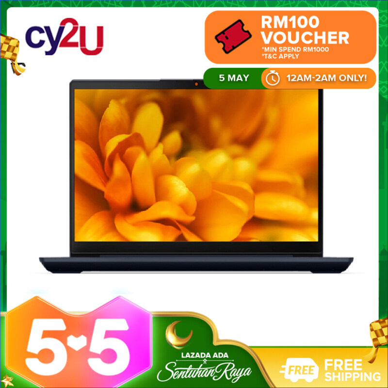 Lenovo IdeaPad 3 14ITL6 82H700D7MJ 14 FHD Laptop - Abyss Blue (Intel Core i3-1115G4, 4GB RAM, 512GB SSD, Intel UHD Graphics, Win10) + Free MS Office H & S and Lenovo Backpack Malaysia