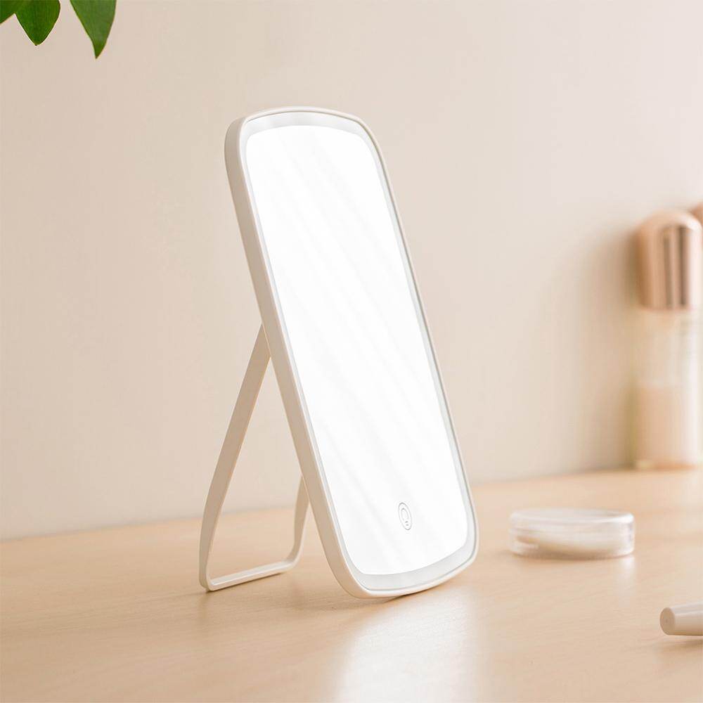 Xiaomi Mijia Gương Trang Điểm Gắn Đèn LED Với Công Tắc Cảm Ứng Ánh Sáng Điều Khiển Tự Nhiên Trang Điểm Di Động Đèn Led Ký Túc Xá Gương Để Bàn 1200MAh