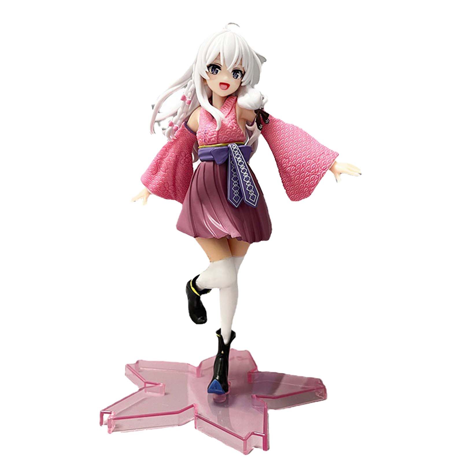 Microgood 1 Bộ Mô Hình Elaina Chống Rơi Kết Cấu Trong Suốt Không Phai Chống Oxy Hóa Sakura Base Elaina Cho Máy Tính Để Bàn Mô Hình Elaina Mùa Thu