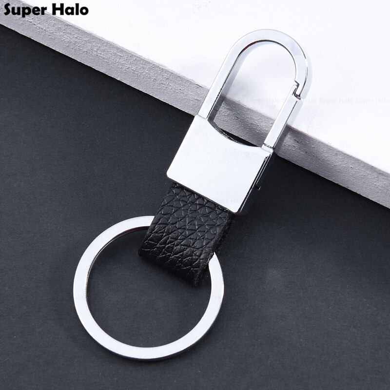 【Customized】 Leather Strap Keyring Motorcycle Keychain Car keychain for BMW
