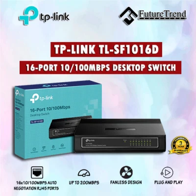 TP-Link TL-SF1016D 16-Port 10/100Mbps Desktop Switch