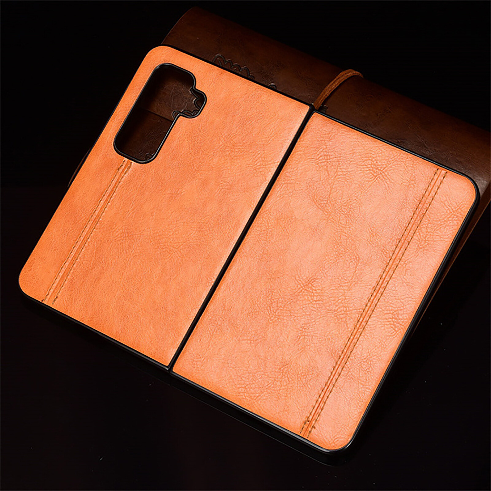 For Microsoft Surface Duo 2 Case PC Matte Leather Shockproof Slim Cover Skin