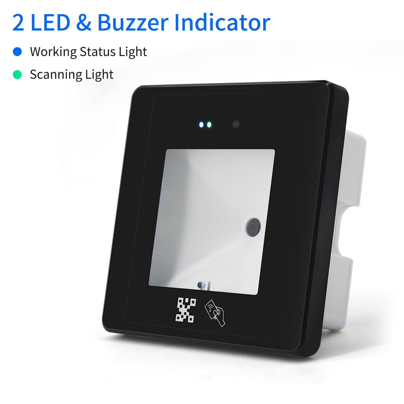 KKmoon Embedded Barcode Scanner Wired Scanning Module RFID Card Reader High Speed Barcode USB Connect for 1D 2D QR Code for Supermarket Warehouse Retail Store Mobile Payment Access Control