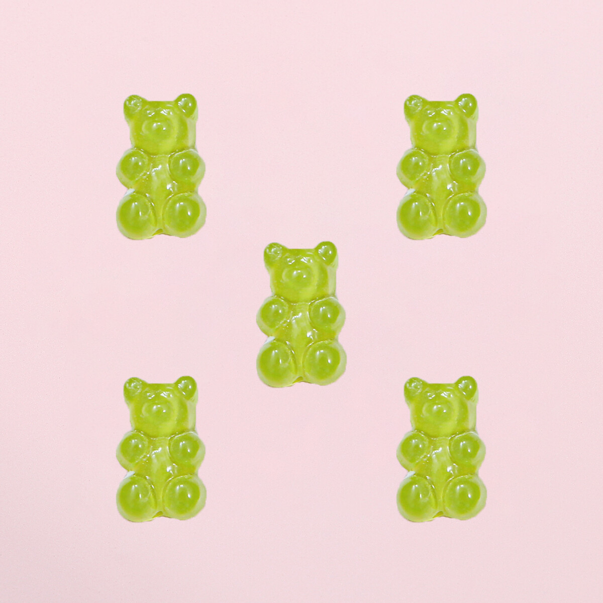 10Pcs Candy Color Bear Charms Beads For Diy Necklace Bracelet Earrings Jewelry Making Findings Cute Bears Children Gift