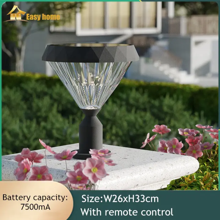 Solar Column Head Lamps Led Wall Lamp Outdoor Waterproof Pillar Light For Courtyard Villa Front Lighting Decoration Lazada Singapore Solar Column Head Lamps Led Wall Lamp, Outdoor Front Light