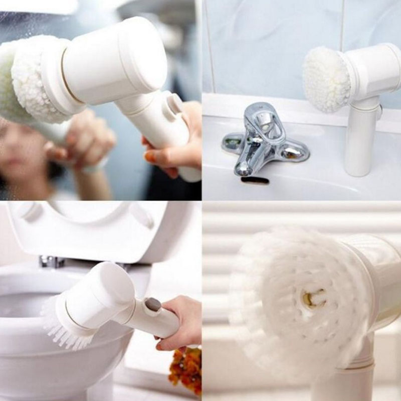 Điện cầm tay chà sàn nhà bếp tắm dụng cụ vệ sinh cọ rửa công cụ bàn chải làm sạch