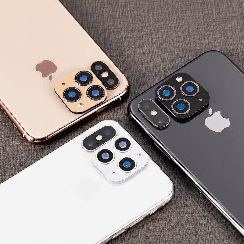 Giá Nóng Cho iPhone X XS Max Tiếp 11 Pro Max Ốp Lưng Ống Kính Máy Ảnh Thứ Hai Thay Đổi Cho Iphone 11 Pro max Bao Kính Cường Lực Bảo Vệ Len