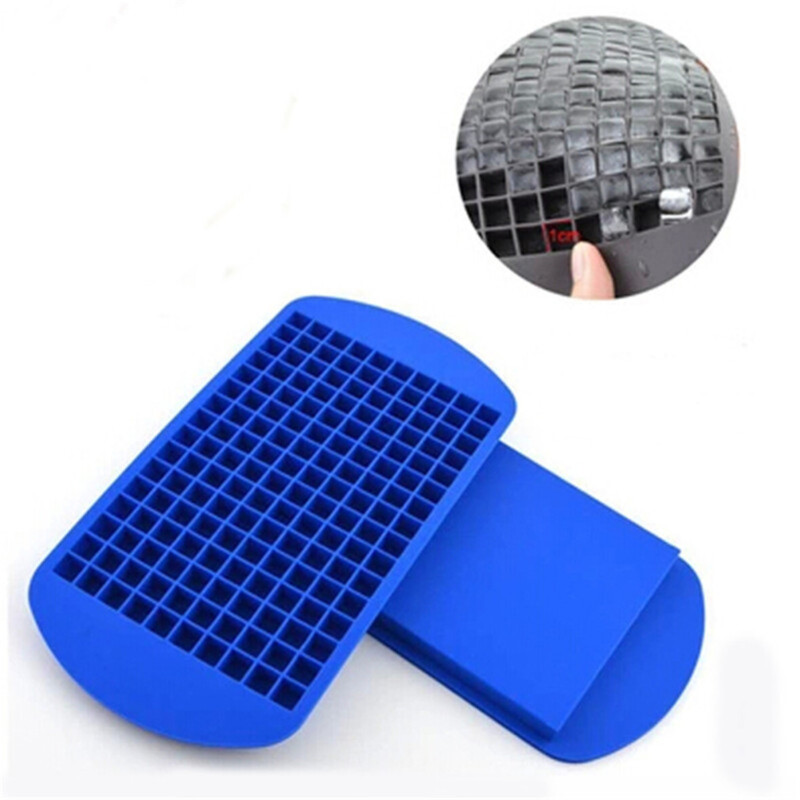 Summer 160 Grid Small Square Silicone Ice Grid Crushed Ice Ice Grid Ice Maker Ice Mold Ice Cube Mold