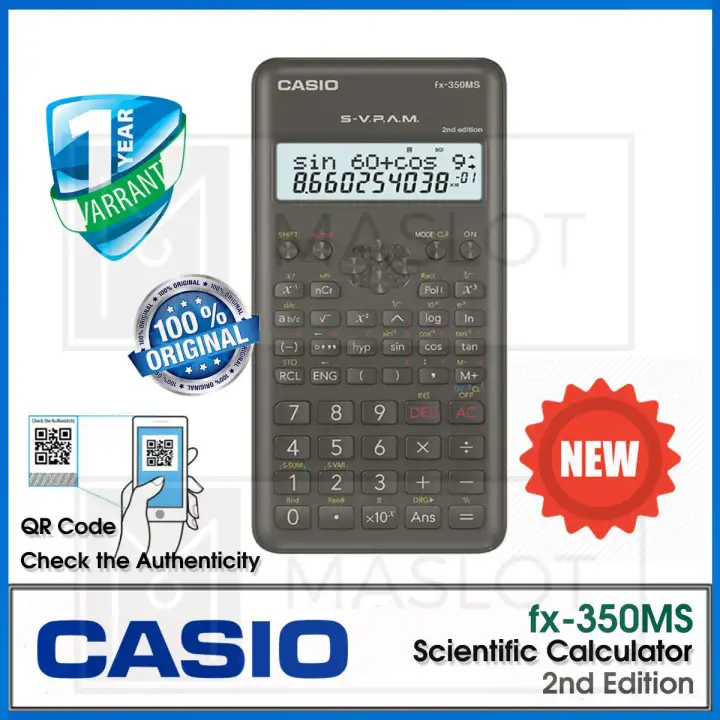 Casio 350ms Calculator Off 70