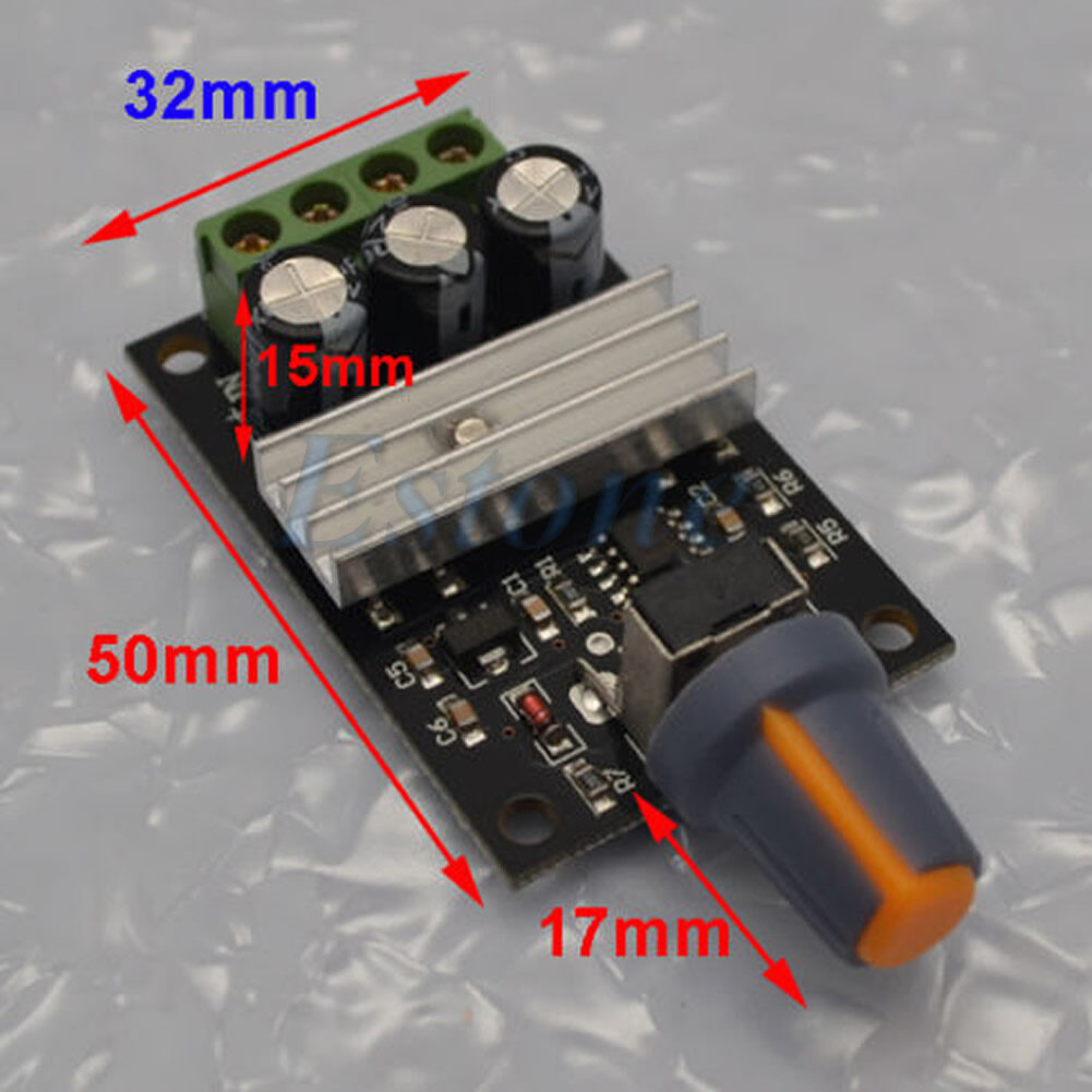 Top Quality DC 6V 12V 24V 28V 3A PWM Motor Speed Control Switch Controller