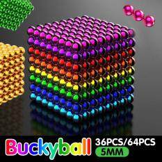 36 Cái/64 Cái 5 Mét Dia Nam Châm Balls Hot Bán Thép Không Gỉ Chính Xác Balls 3D Ma Thuật Buck-Yball Nam Châm Xây Dựng Câu Đố Nes-Bóng Đồ Chơi Cho Trẻ Em