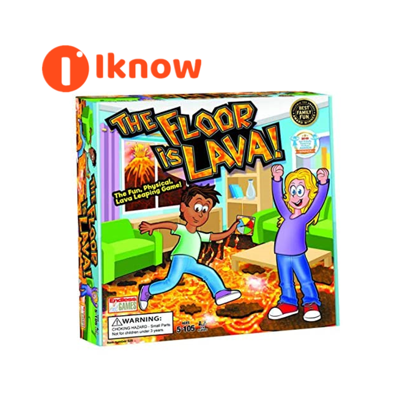 I know The Floor is Lava - Interactive Game for Kids and Adults - Promotes Physical Activity - Indoor and Outdoor Safe