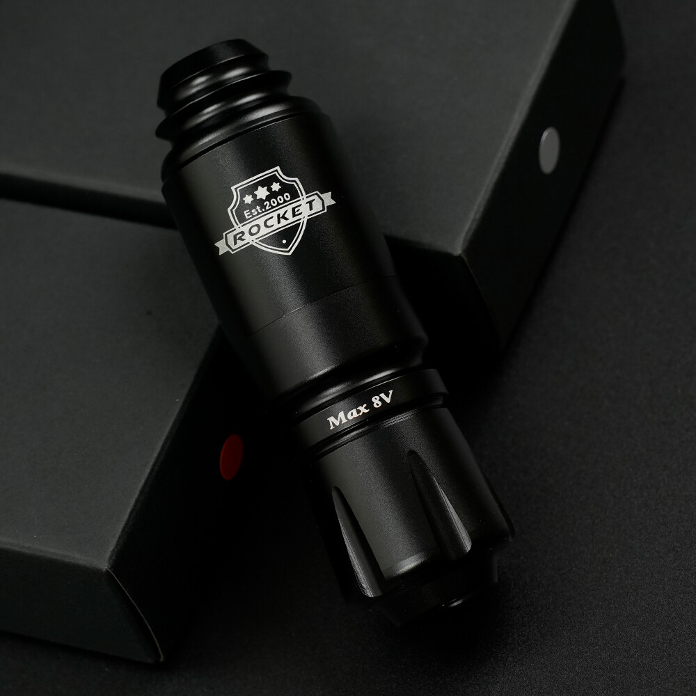 Tên lửa mini Máy Bút Tattoo Công suất lớn động cơ hiệu suất ổn định có thể điều chỉnh độ sâu Hộp mực RCA bút xoay máy xăm