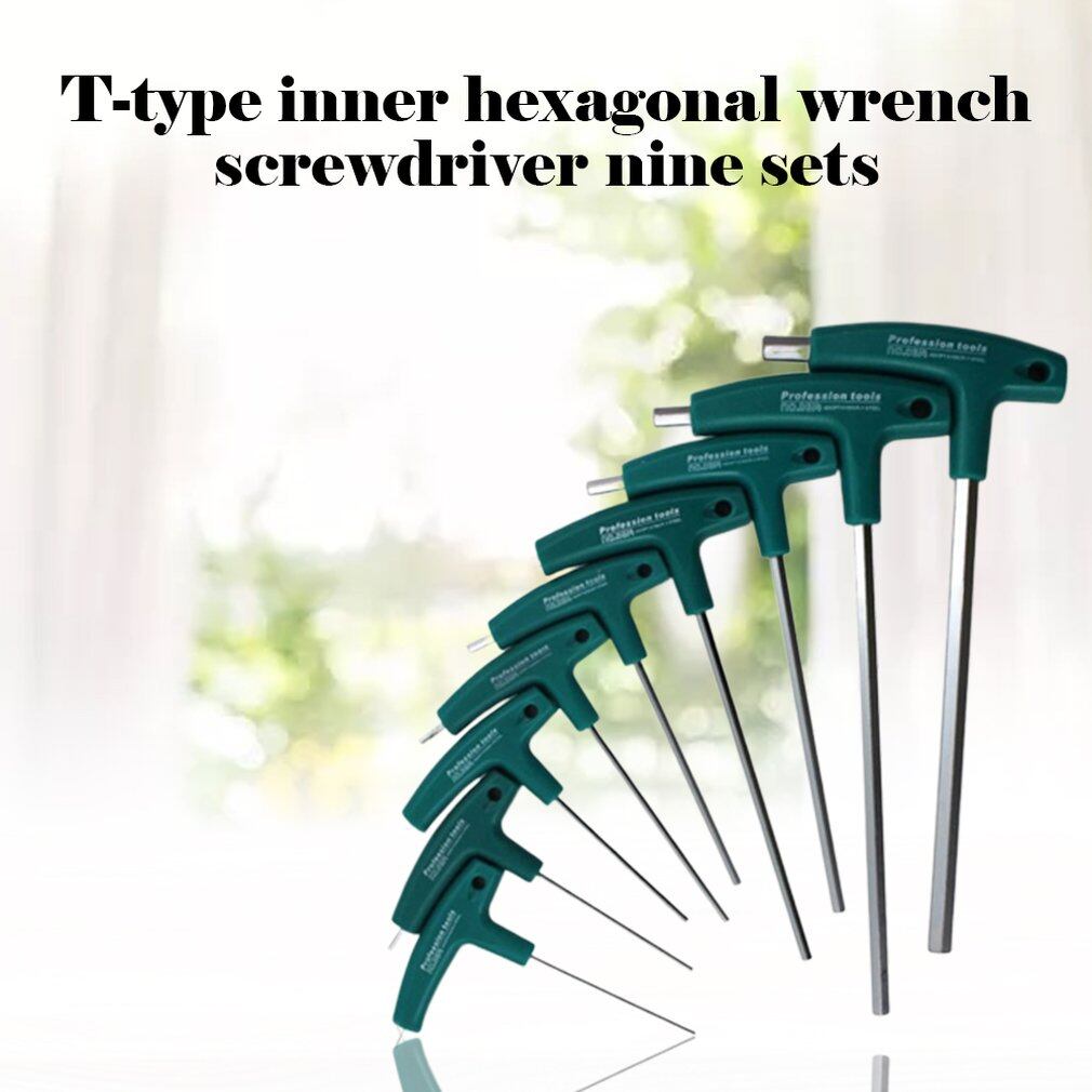 Hex Socket Screwdriver H1.5mm-10mm 5mm T-Handle Wrench Allen Screws Tools