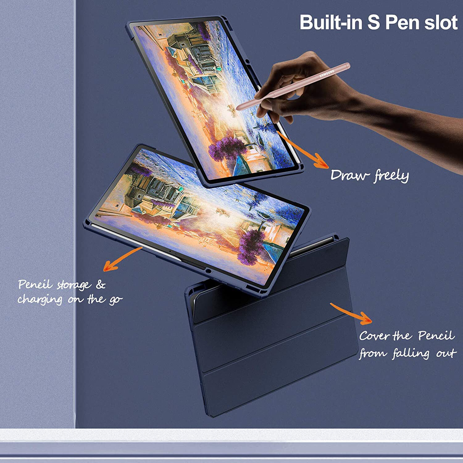 Case Samsung Tab S6 Lite Pen Charging Tablet S6 Lite S Pen