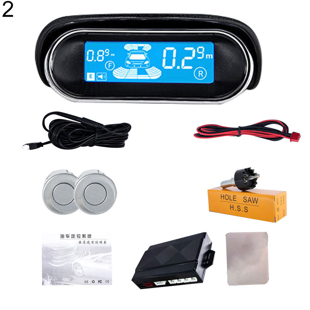 GU-2/4/6/8 Parking Sensors Car Auto Reversing Radar LCD Display Back Side Monitor