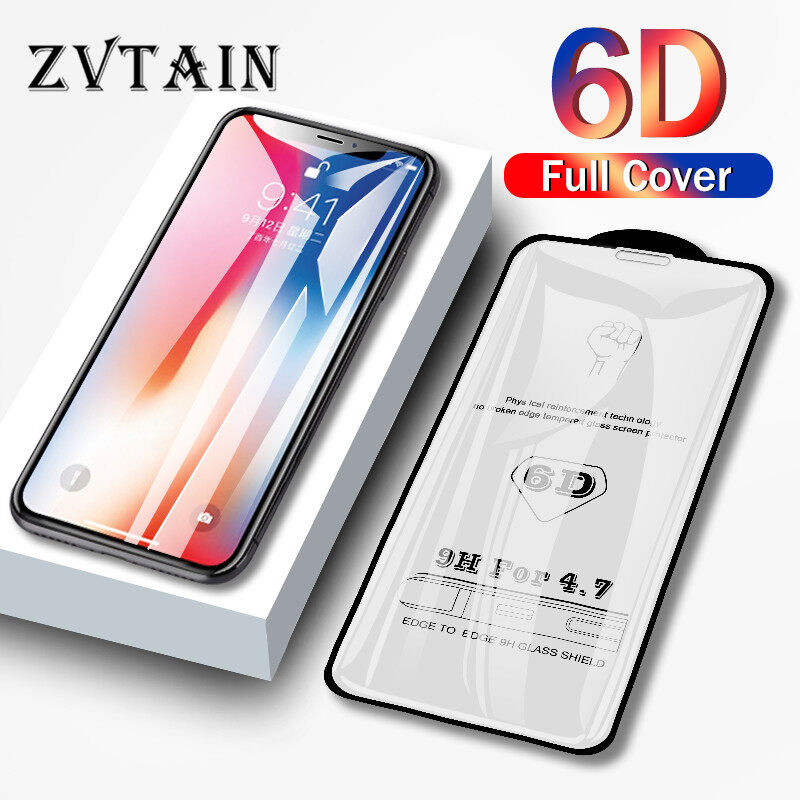 6d full cover tempered glass for iphone 12 13 mini 12 13 14 15 pro max 14 15 plus iphone 8 7 6 6s plus se 2020 x 11 pro xs max glass iphone 7 8 x screen protector protective glass film on iphone 7