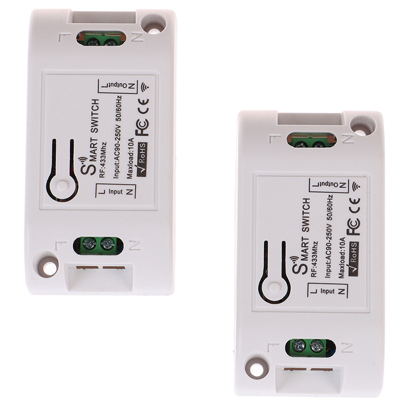 Hanlu 433 Mhz RF Smart Switch Wireless RF Receiver Timer Relay Phone Remote Control