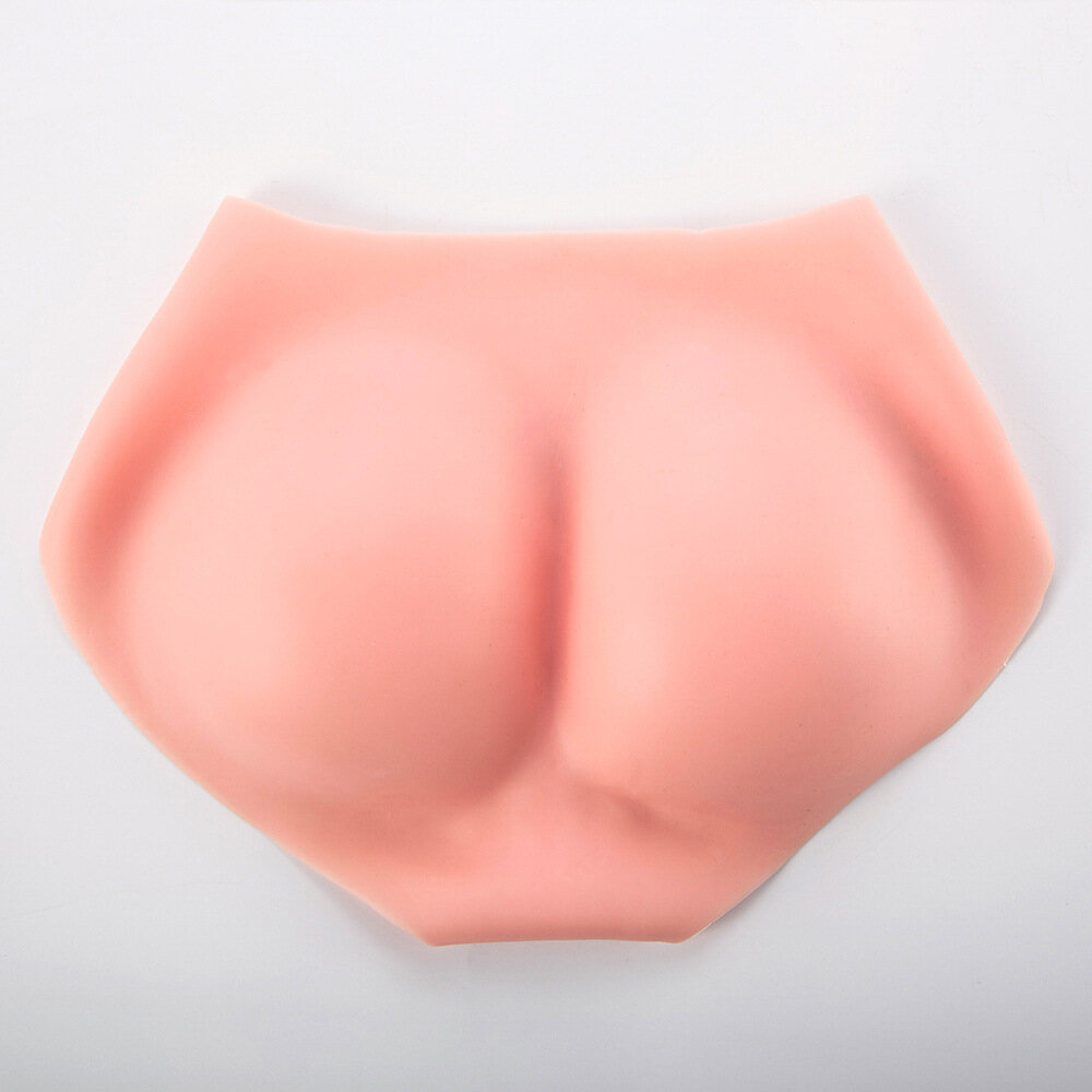 Body shaping sexy silicone hip pants body hip pants seamless fake hip pure silicone underwear