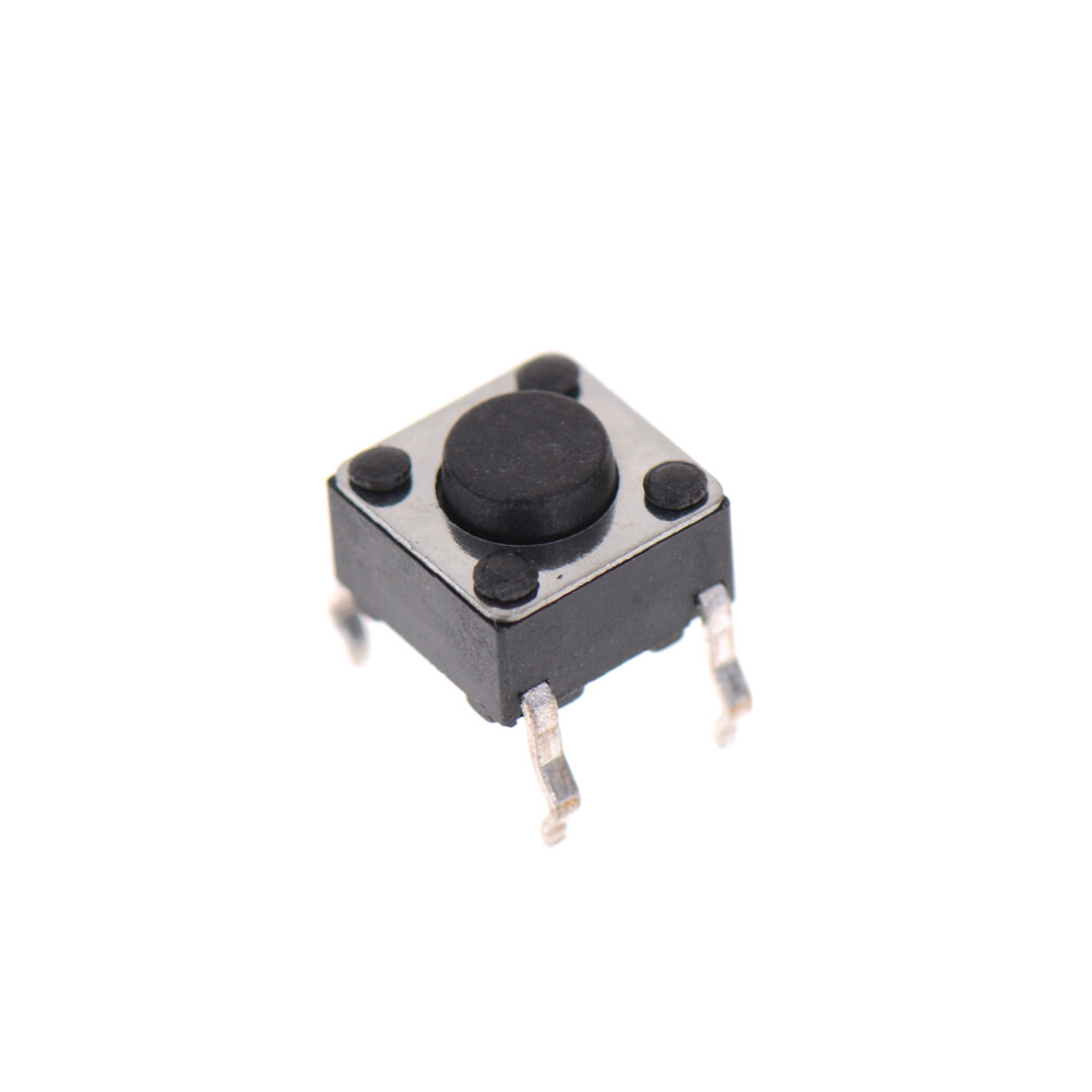 Aideepen 100 Cái Bảng Điều Khiển 6X6X5Mm Công Tắc Nút Ấn Chiến Thuật Xúc Giác Tạm Thời PCB