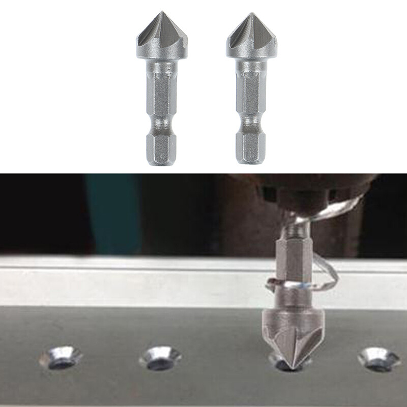 Ministar 6 mũi khoan Ống Sáo mũi khoan chamfer cắt Công cụ gia công gỗ hình lục giác xử lý