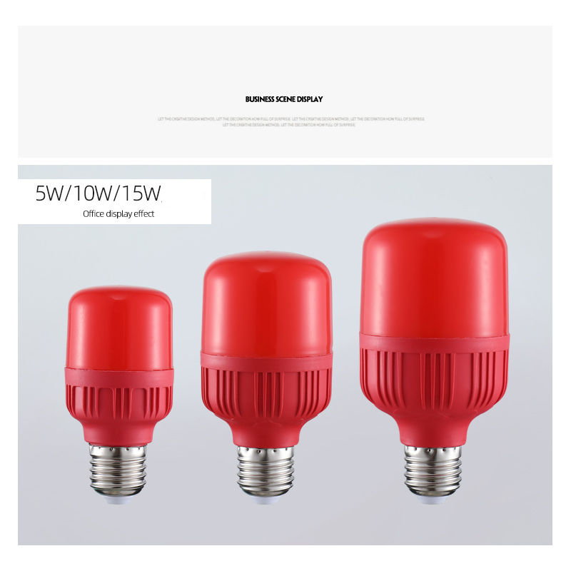 e27 led bulbs light bulb led e27 led bulb 15W 10W 5W emergency led bulb red light e27
