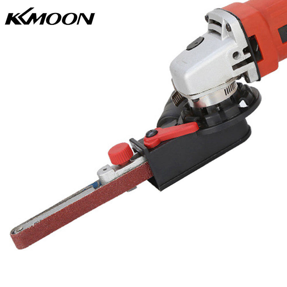 KKmoon Multifunction Mini DIY Sander Sanding Belt Adapter Bandfile Belt Sander for 115mm 4.5" and 125mm 5" Electric Angle Grinder