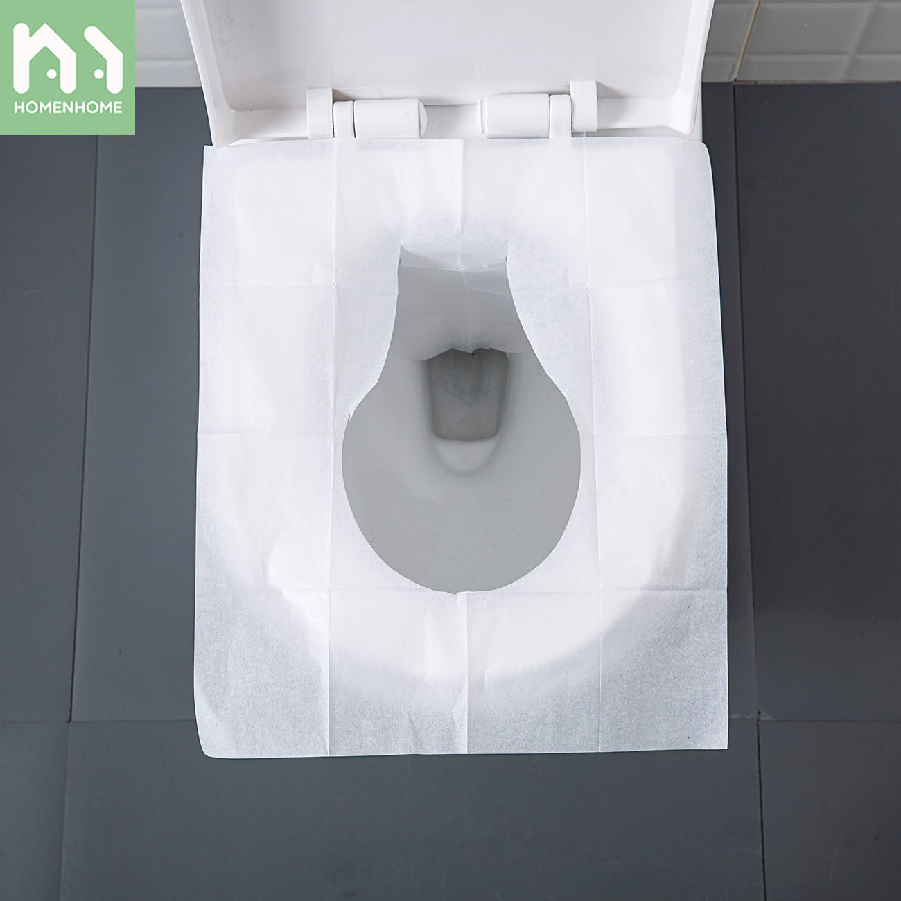 Homenhome 10pcs Toilet Seat for Woman Travel Supplies Portable Toilet Paper Pads Maternity Household Toilet Covers