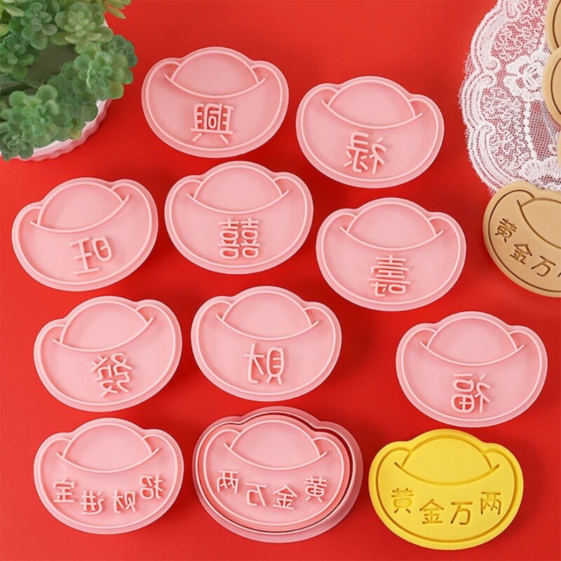 10Pcs Fondant Cake Candy Soap Molds DIY Baking Decorating Tools for Dessert Cake