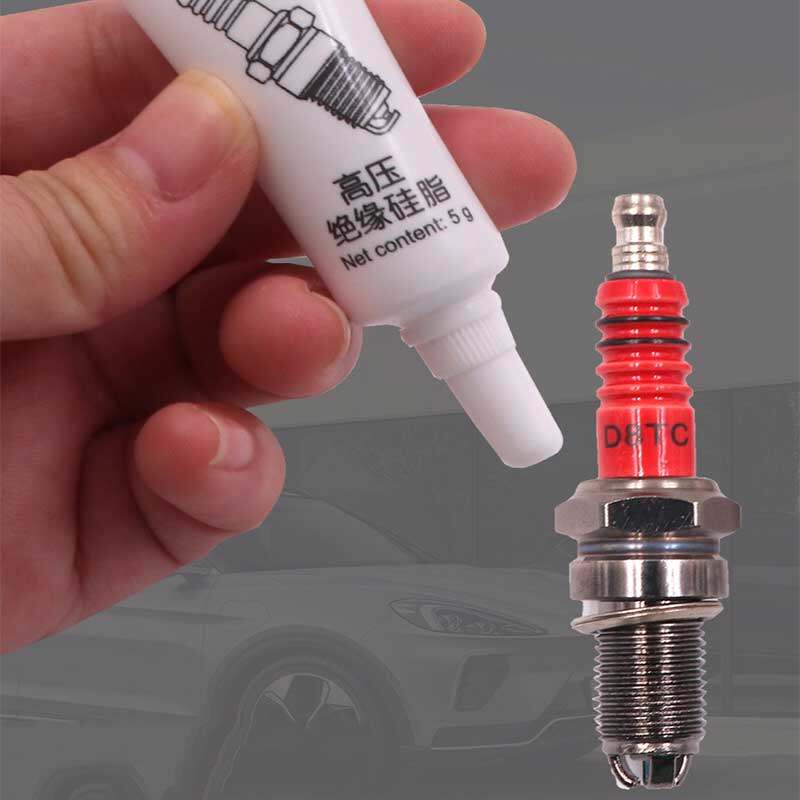 Automotive Spark Plug Insulating Silicone Grease Low Temperature Corrosion Resistance High Voltage Electrical Insulation Silicone Grease Car Spark Plug Protective Agent