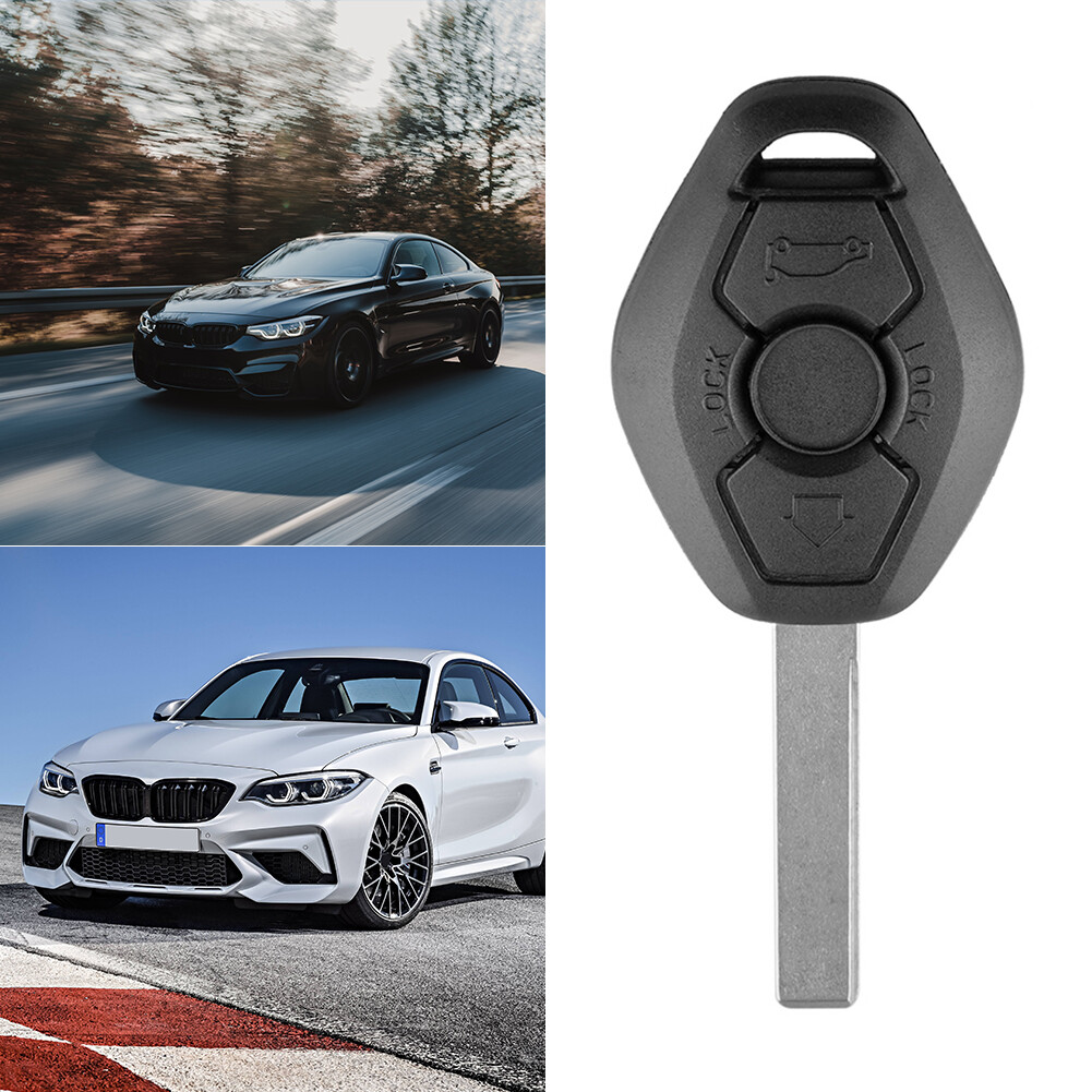 Vỏ Bọc Chìa Khóa Xe Hơi Điều Khiển Từ Xa 3 Nút Vỏ Thay Thế Cho BMW E81 E46 E39 E60