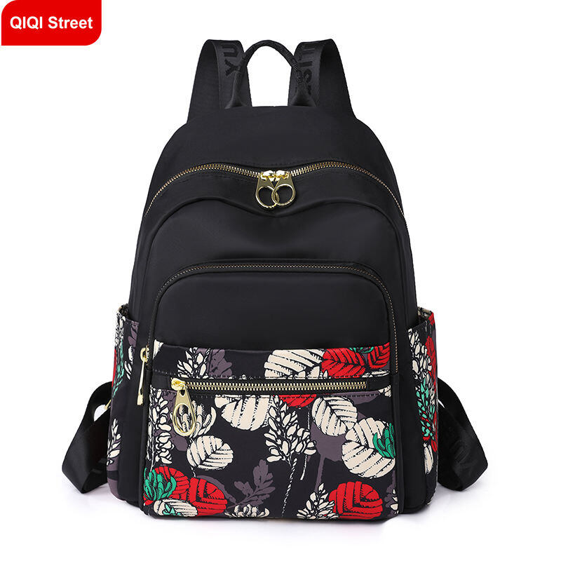 Women backpacks, waterproof school bag bags, Fashion of Women's Fabric bags, Nylon Fabric backpacks, Travel bags, Casual Korean printed Women bags